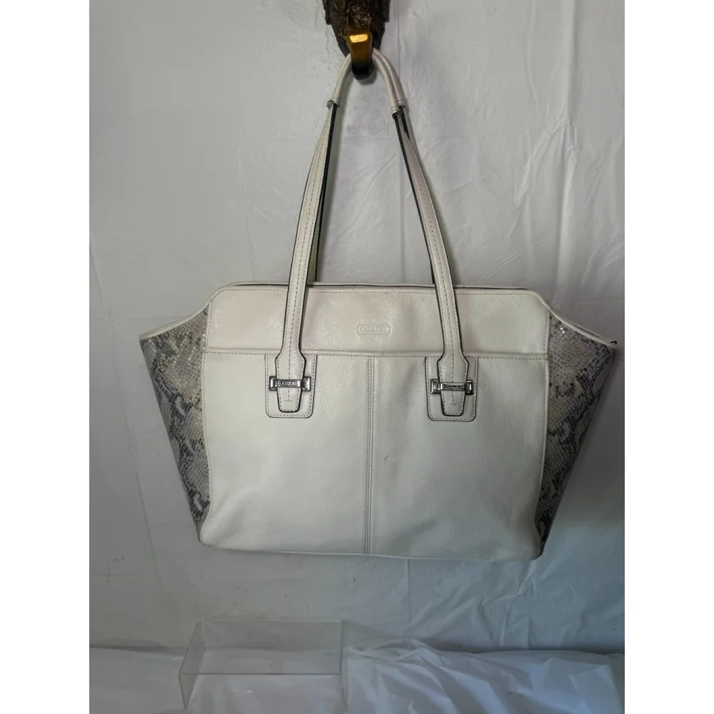 COACH F30142 TAYLOR MIXED EXOTIC ALEXIS CARRYALL satchel
